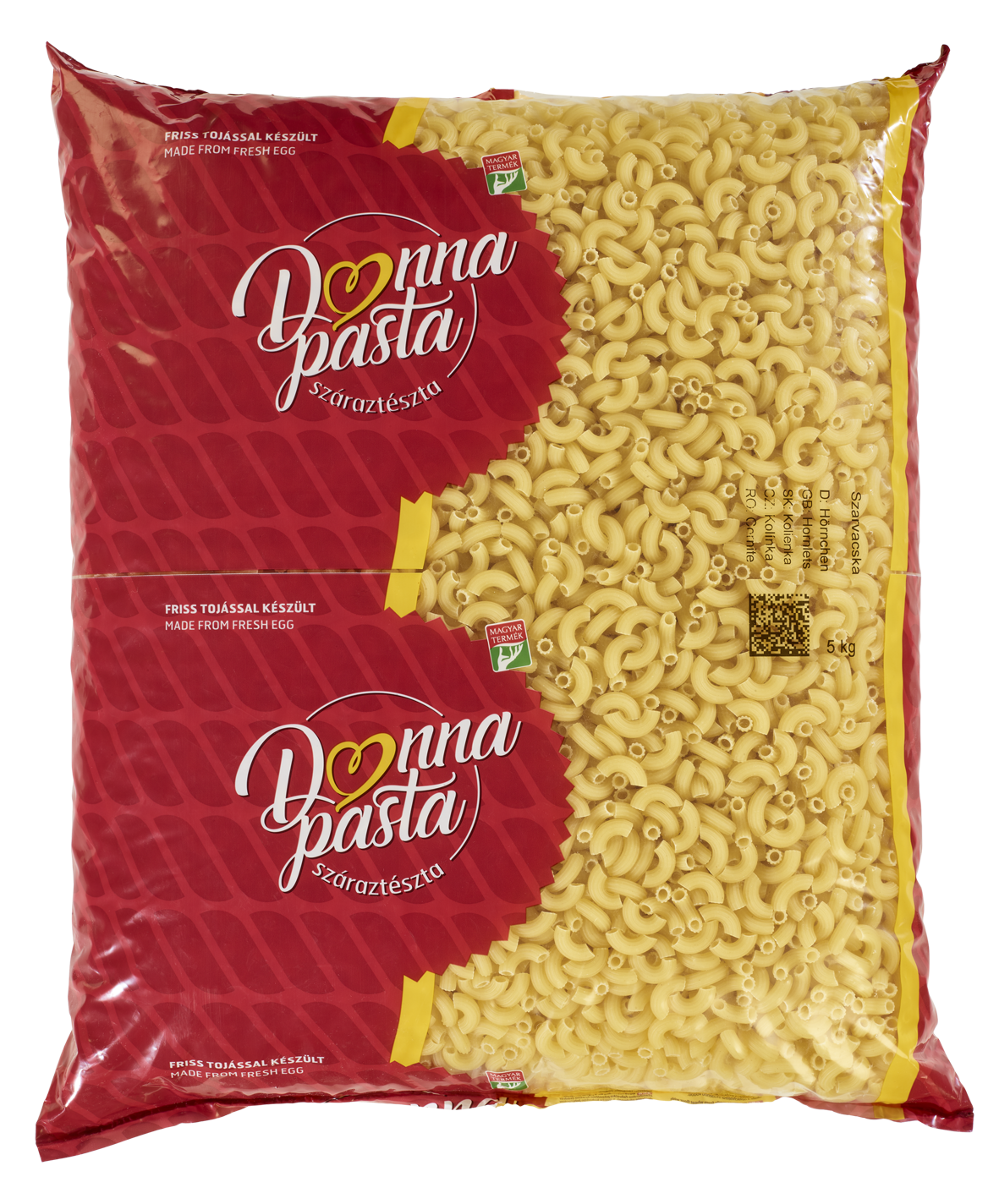 Donna Pasta 1 tojásos Szarvacska 5kg